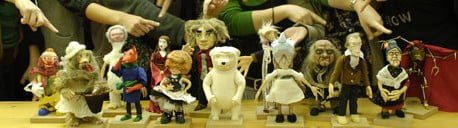 Handmade puppets