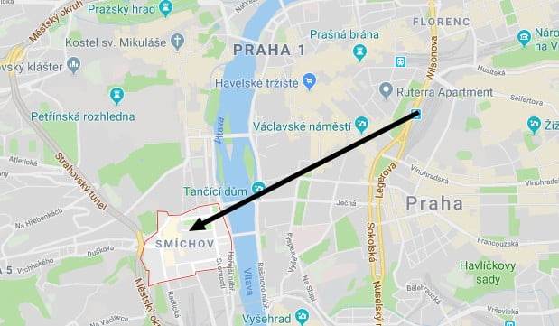 The location of the Oktoberfest in Prague